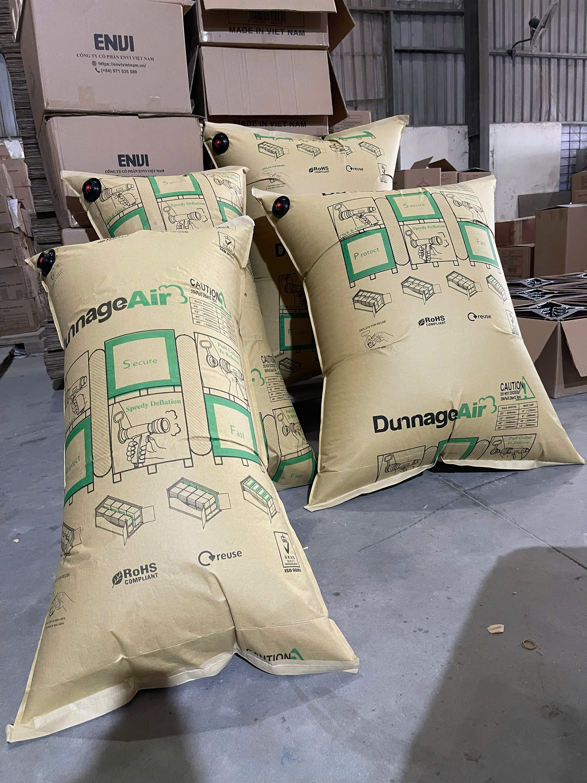 Túi khí chèn hàng Envi Vina