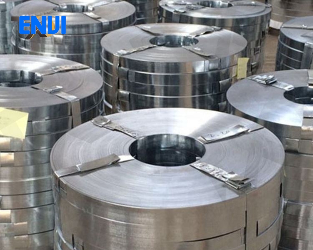Cuộn dây đai thép mạ kẽm thành phẩm