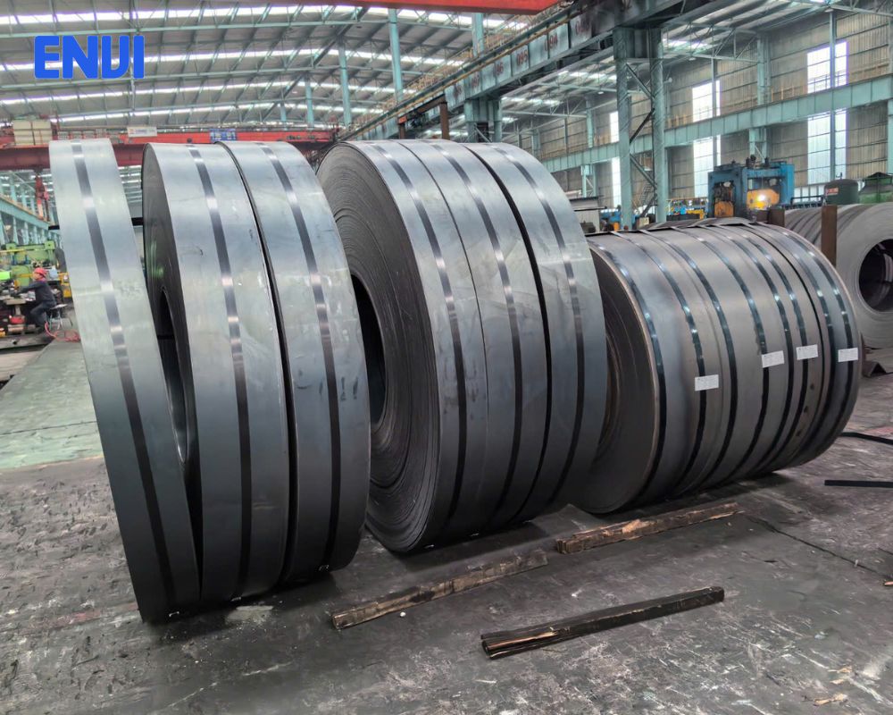 Dây đai thép xanh dùng cho ngành thép cuộn