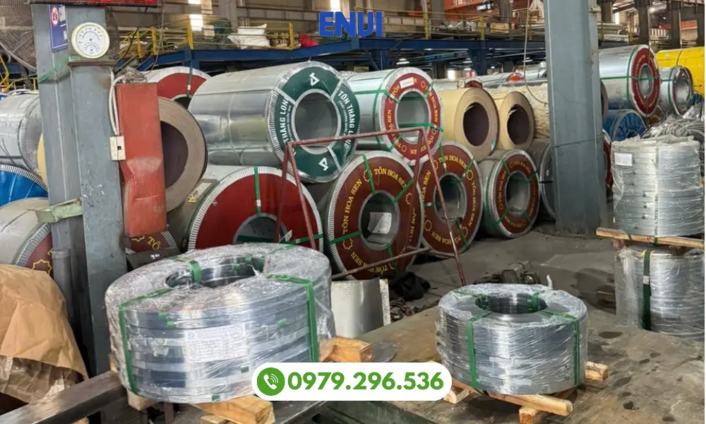 Nhà máy sản xuất dây đai thép mạ kẽm quy mô lớn