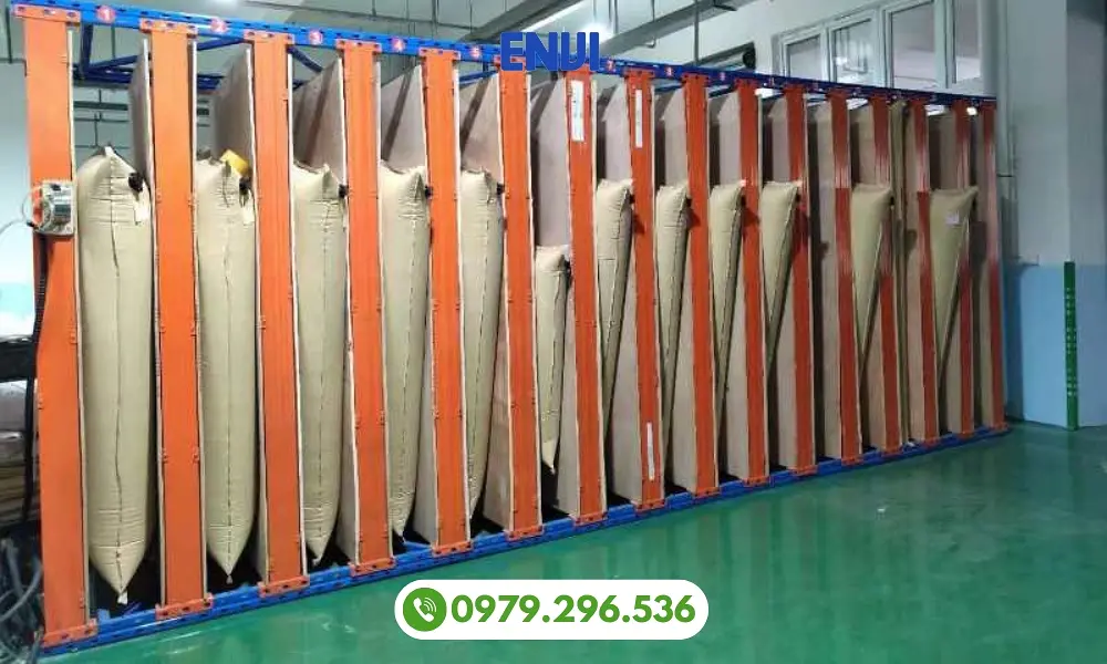 Kiểm tra chất lượng túi khí trước khi xuất xưởng