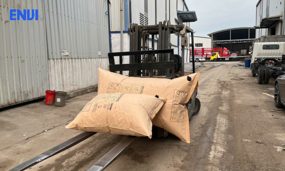 Túi khí chèn hàng container là gì
