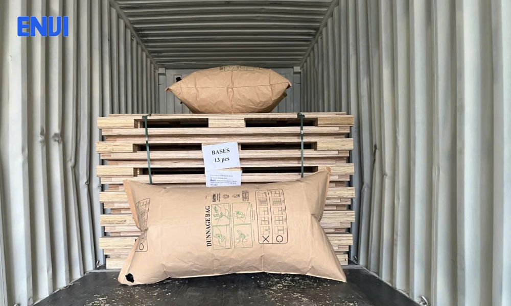 Ứng dụng của túi khí chèn hàng container