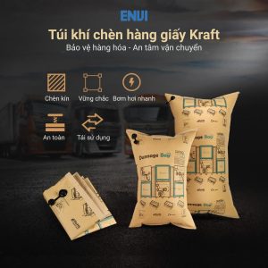 Túi khí kraft chèn hàng