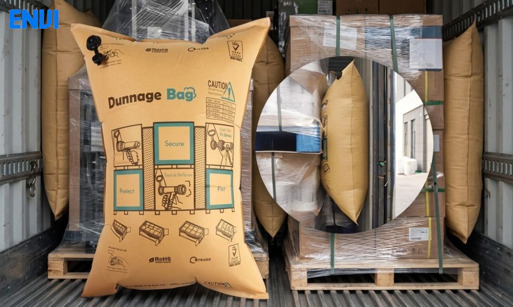 Túi khí chèn container bảo vệ hàng hóa khi vận chuyển